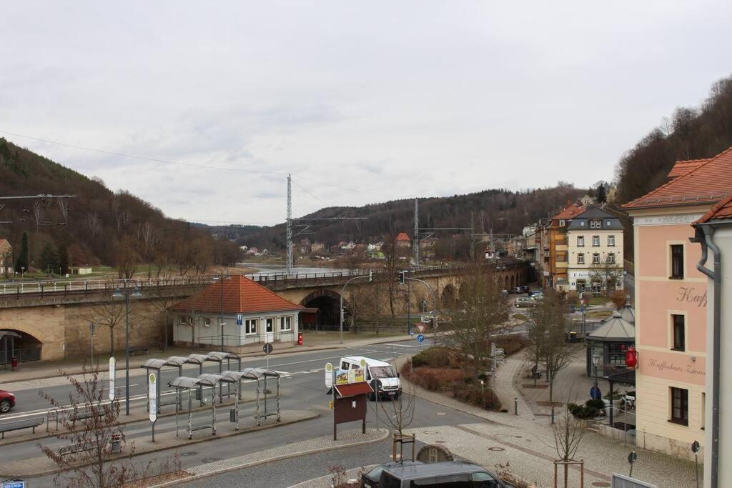 Apartament Elbtalblick Koenigstein Im Deutschen Haus Zewnętrze zdjęcie